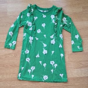 Tea Collection Green and White Dress